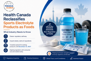 Health Canada classifies sports electrolyte products as foods in Canada